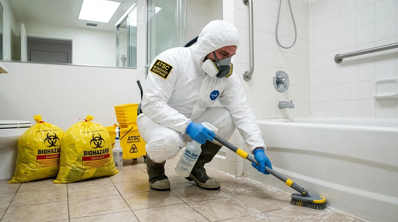 Decontamination equipment deployed for Blood Cleanup in Wakefield-Peacedale